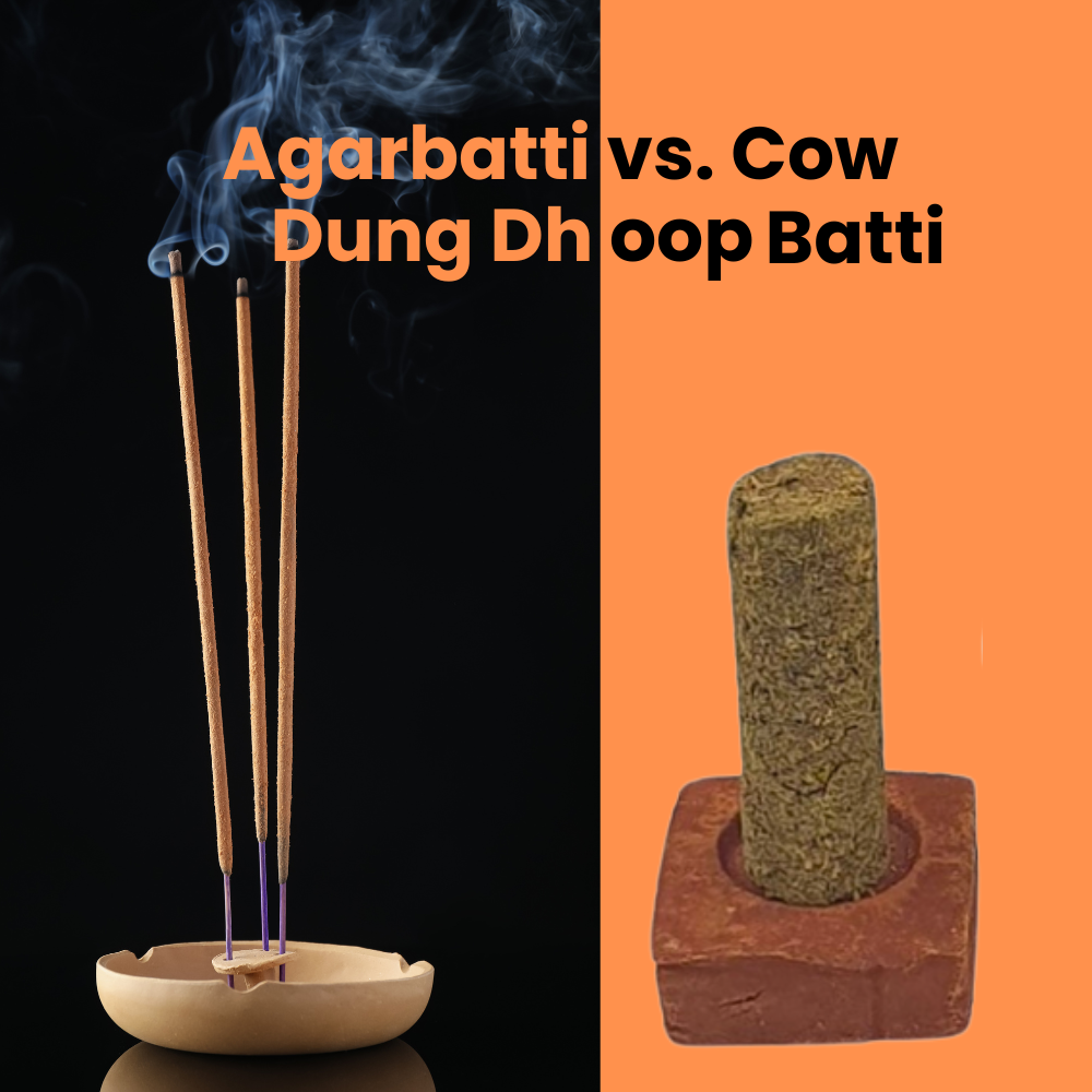 Agarbatti vs. Cow Dung Dhoop Batti: Discover the Natural, Spiritual, and Healthier Choice with Gavoharshiddhi