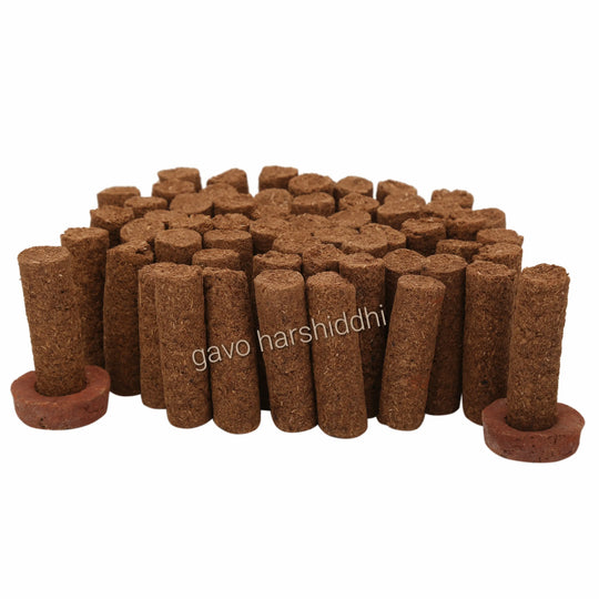 Gavo Harshiddhi 6-in-1 Cow Dung Premium Dhoop Sticks - (60 Piece)