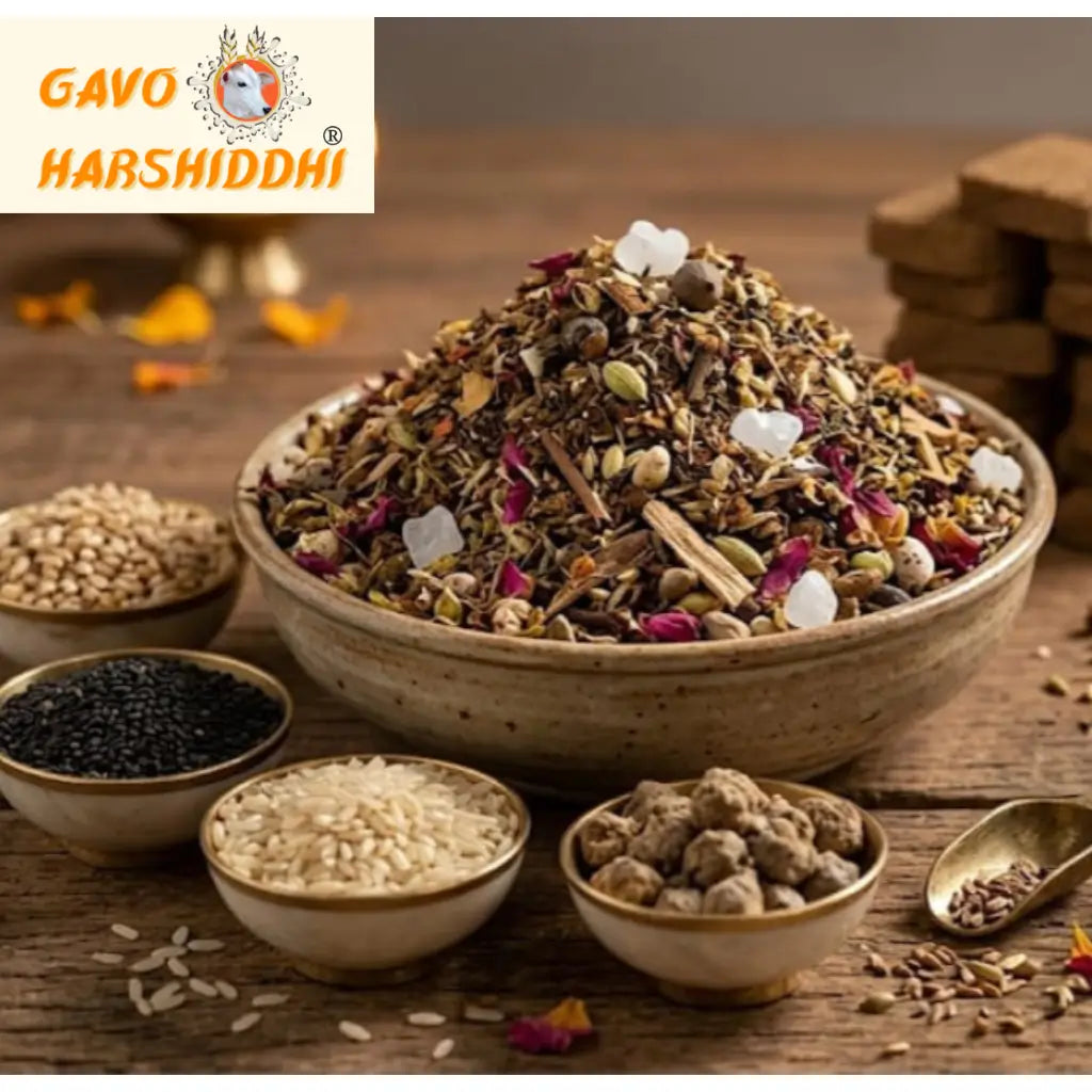GAVO HARSHIDDHI Pure Natural Complete Havan Samagri 400g