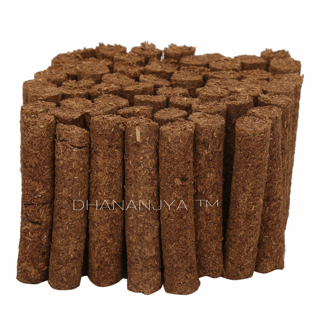 GAVO HARSHIDDHI COW DUNG DHOOP BATTI 4 in 1 - 2.5 INCH (240 PIECE)