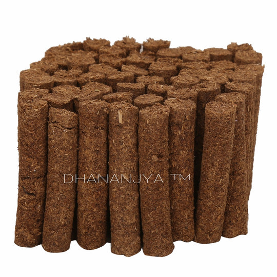 GAVO HARSHIDDHI COW DUNG DHOOP BATTI 4 in 1 - 2.5 INCH (240 PIECE)